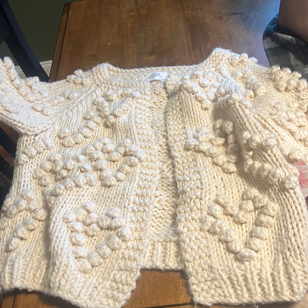 Chicwish handmade cozy chunky cardigan sweater.